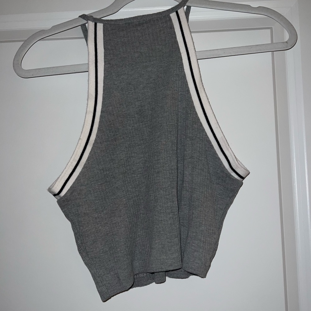 TOP SHOP GRAY TOP - Picture 3 of 4